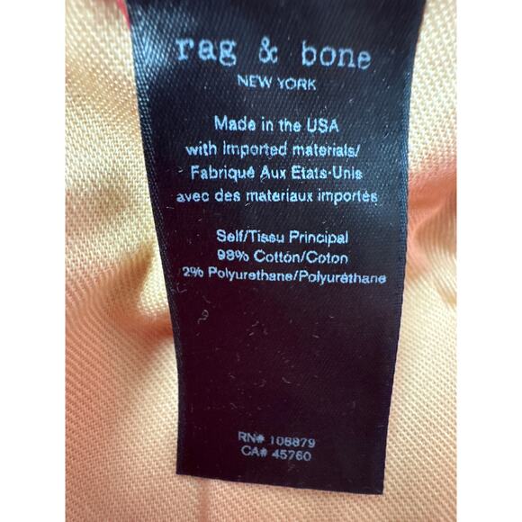 Rag & Bone Bull Pink Dusty Rose Tone 25 Skinny Straight Stretch Minimalist - Picture 9 of 10